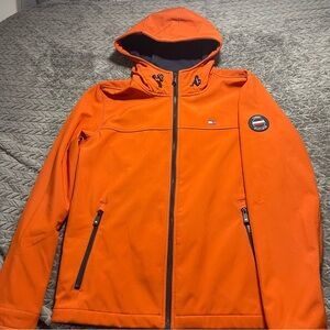 Tommy Hilfiger womens Vibrant Orange Performance Jacket